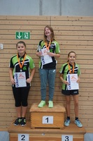 Siegerehrung Tischtennis-Vereinsmeister 2016 Mädchen